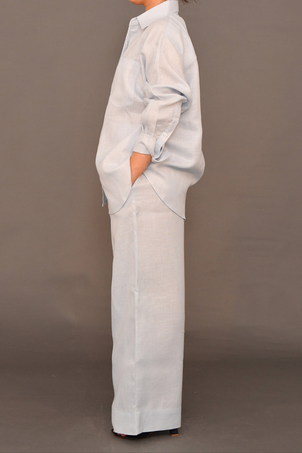Set No.01 - Sky blue Linen