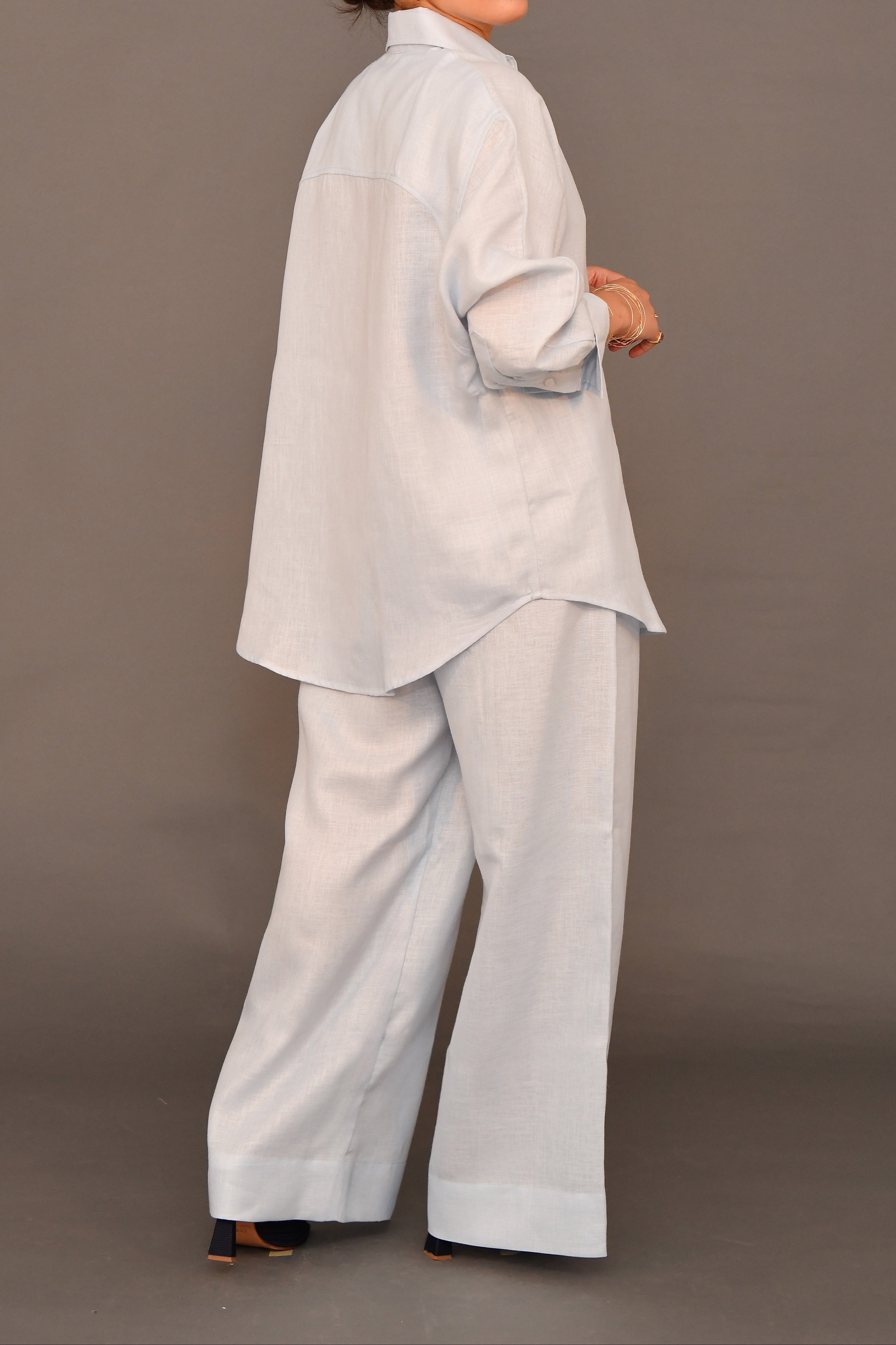 Set No.01 - Sky blue Linen
