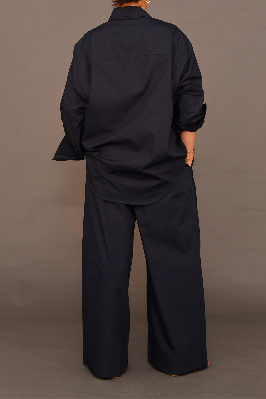Set No.01 - Navy cotton Poplin