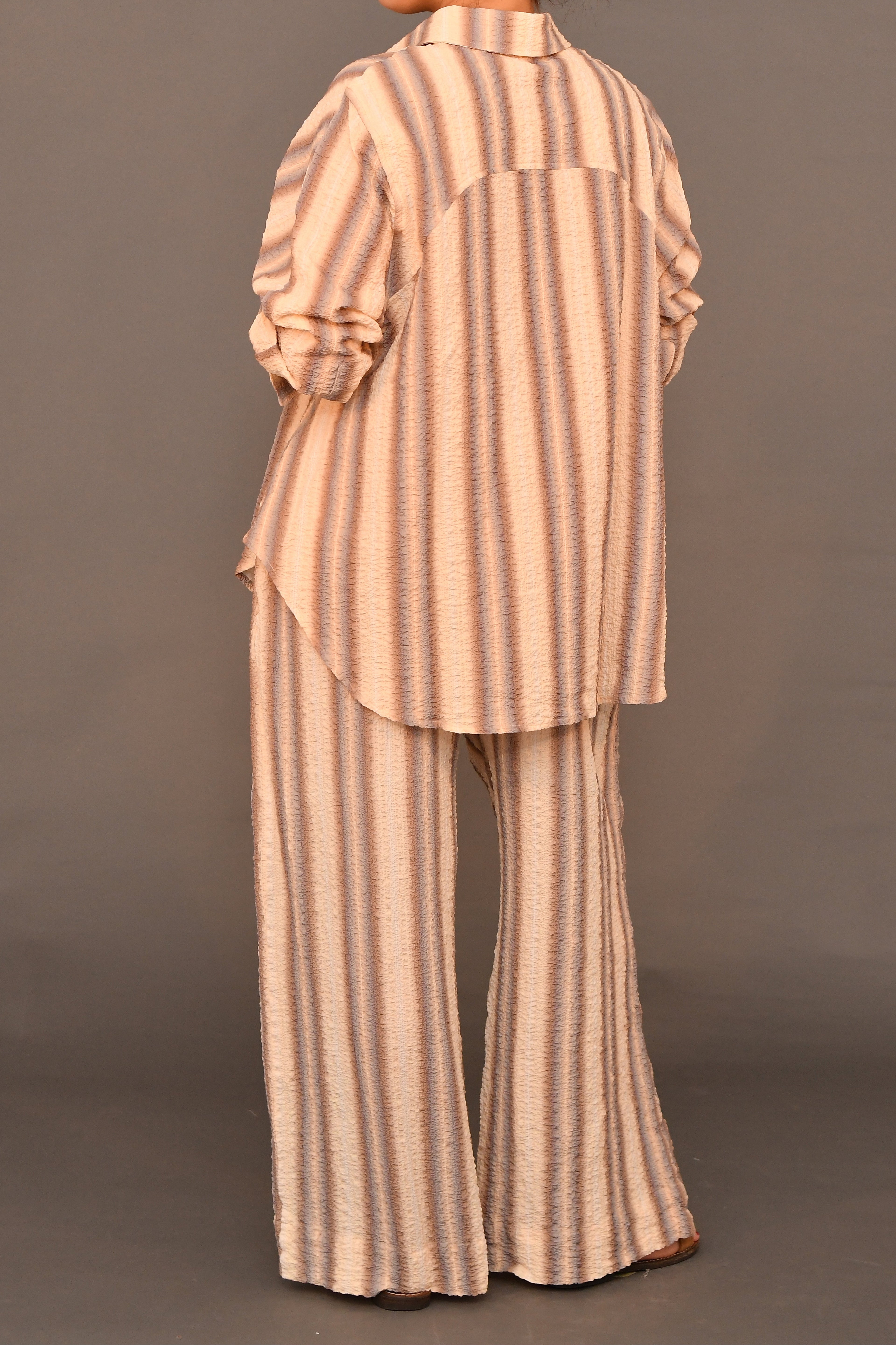 Set No.01 - Textured striped Cotton